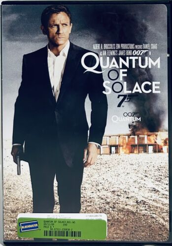 Quantum Of Solace (DVD, 2008) James Bond Blockbuster Rental Widescreen*BF1