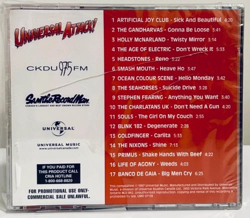 Universal Attack Vol.1 (CD 1997) OOP Brand NEW*Damage to Case & Plastic*001