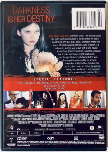 June (DVD, 2015) Horror Anchor Bay Raven Banner Widescreen OOP *RG3