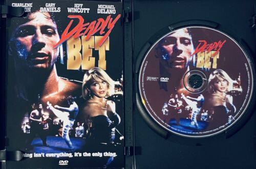 Deadly Bet (DVD 1992 + Insert Charlene Tilton Gary Daniels Madacy RARE OOP *GR3