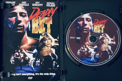 Deadly Bet (DVD 1992 + Insert Charlene Tilton Gary Daniels Madacy RARE OOP *GR3