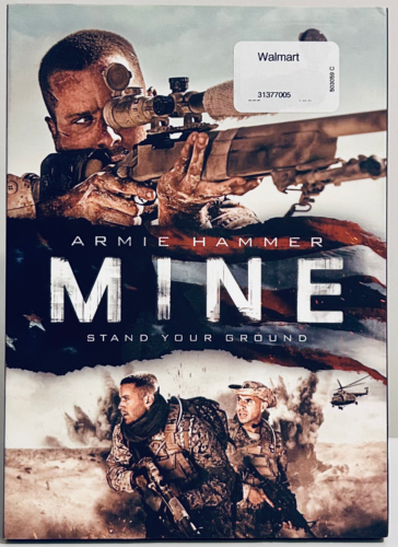 Mine (DVD, 2016) w/ Slipcover & Insert War/Thriller VG, Well Go USA En/Sp *001