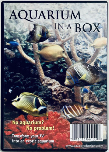 Fireplace In A Box/Aquarium In A Box (DVD) OOP *LS1