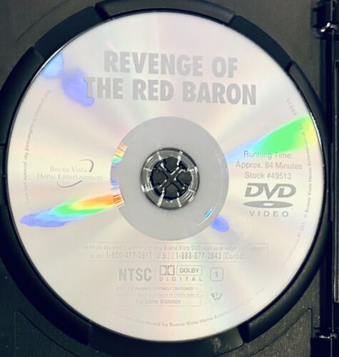 Revenge of the Red Baron (DVD 2005) Mickey Rooney Buena Vista 1994 Rare OOP *GR1