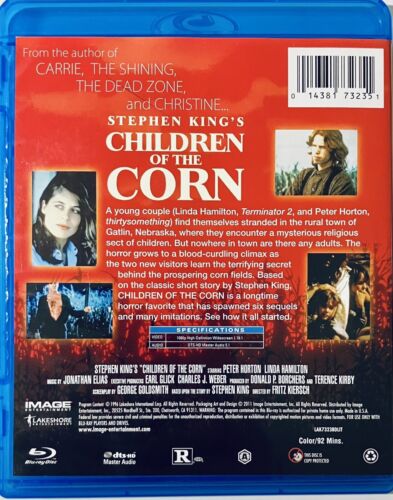 Children of the Corn (Blu-Ray) Linda Hamilton Stephen King Horror *RG3