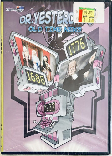 Dr. Yesterday's Old Time News 1688/1776 (DVD) Kidtime Video, Digital Disc NEW