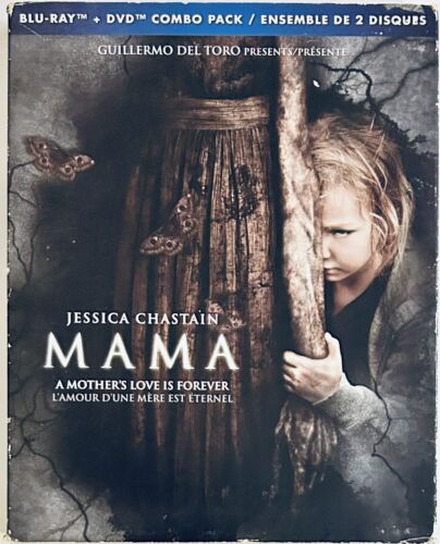 Mama (Blu-ray + DVD, 2013) w/ OOP Slipcover 2-Disc Set Horror En/Fr *A11