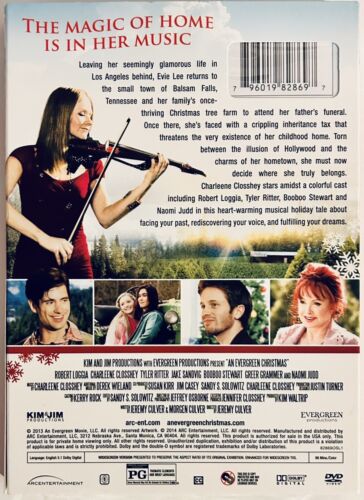 An Evergreen Christmas (DVD 2014) w/ Slipcover Naomi Judd Brand NEW *AA1