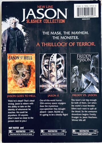 New Line Jason Slasher Collection (DVD) Three Film Favorites Widescreen OOP*GR1