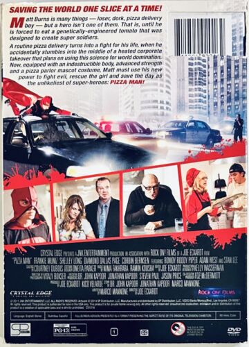 Pizza Man (DVD, 2014) w/ Slipcover Action Comedy Stan Lee Frankie Muniz OOP*GR1