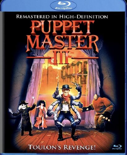 Puppet Master 3 Toulons Revenge (Blu-ray, 1991) Full Moon Features Charles Band