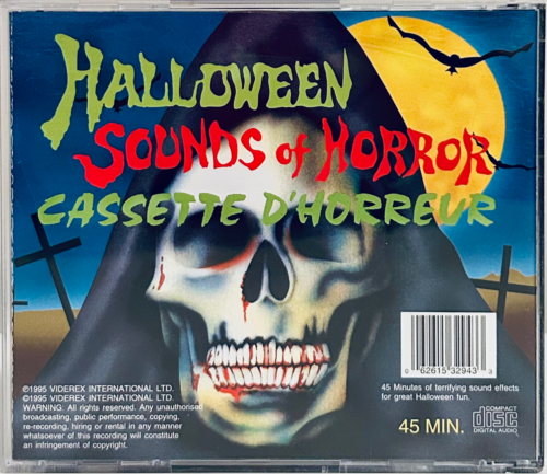 Halloween Sounds Of Horror (CD, 1995) Album, Spooky Sounds OOP*001