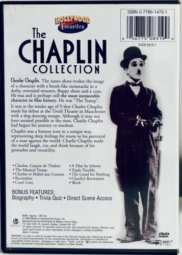 The Chaplin Collection - Volume One (DVD) w/ Insert Hollywood Favorites *GR1