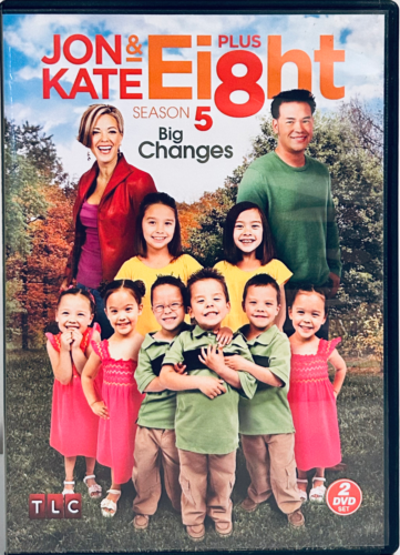 Jon and Kate Plus Eight: Season 5 (DVD 2009) 2-Disc Set eOne Reality TV TLC *001