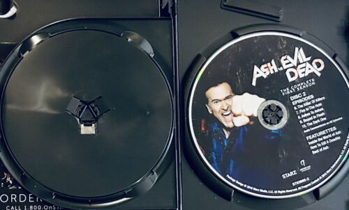 Ash vs Evil Dead (DVD) w/ Insert 2-Disc Set Season One STARZ Bruce Campbell *A11