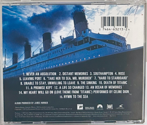 Titanic - Original Movie Soundtrack (CD, 1997) Motion Picture *FREE CDN SHIPPING