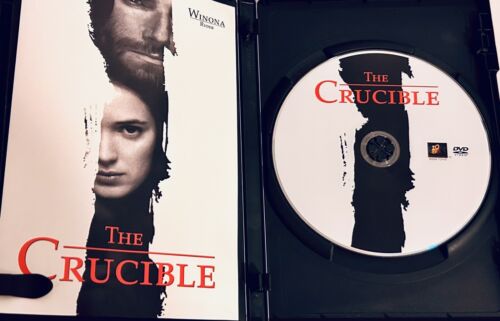 The Crucible (DVD 1996) w/ Insert, Winona Ryder Drama Salem En/Fr/Sp Fox OOP*WM1