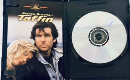 Taffin (DVD, 2000) Pierce Brosnan w/ Insert 1987 MGM Action*GR3