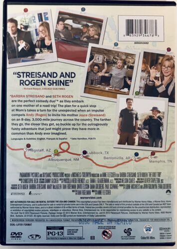 The Guilt Trip (DVD, 2013) Barbra Streisand, Seth Rogen, Widescreen *N23