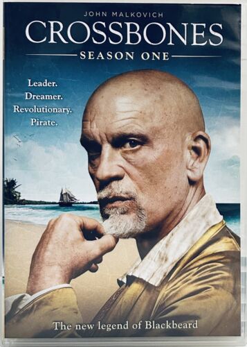 Crossbones: Season One (DVD 2014) 2-Disc Set John Malkovich Action Adventure*GR1