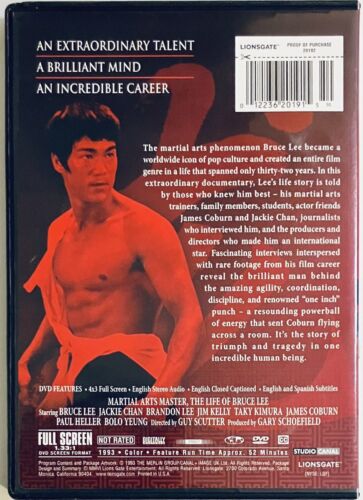 Bruce Lee: Martial Arts Master, the Life of Bruce Lee (DVD) Biography Lionsgate