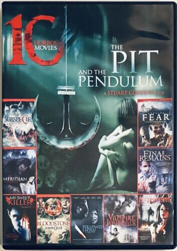 10 Horror Movies The Pit and the Pendulum DVD Horror 2 Disc Set Echo Bridge *GR1