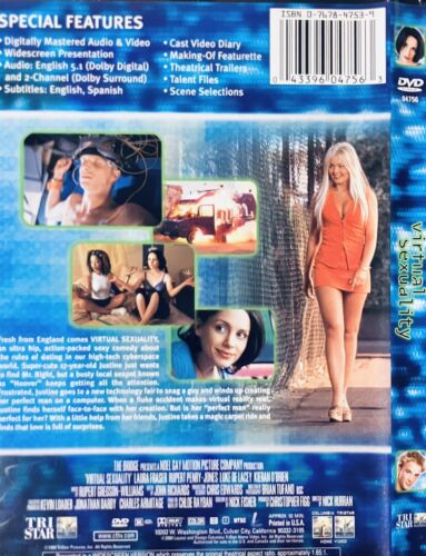 Virtual Sexuality (DVD, 1999) w/ Insert TriStar Laura Fraser *RG2