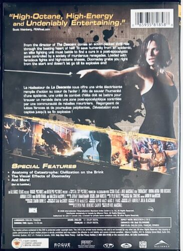 Doomsday (DVD, 2008) Sci-Fi/Action Alliance En/Fr *NE1