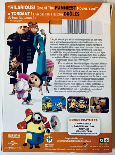 Despicable Me 2 (DVD, 2013) w/ Slipcover BILINGUAL WDS *TR0