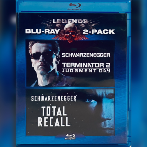 Double Feature: Terminator 2/Total Recall (Blu-ray, 2010) 2-Disc Set Sci-Fi