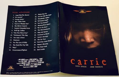 Carrie Special Edition (DVD 2004) w/ Insert Sissy Spacek Horror Bilingual *3HH