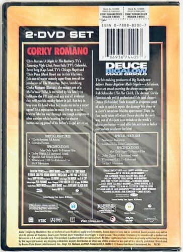 Corky Romano/Deuce Bigalow Male Gigolo (DVD, 2007) Double Feature, Brand NEW*GR1