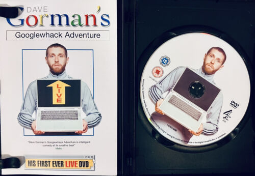 Dave Gorman's Googlewhack Adventure DVD 🌍 Region 2 PAL + Insert Widescreen *D23