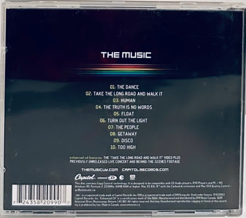 The Music - The Music (CD 2003) Capitol Records*001