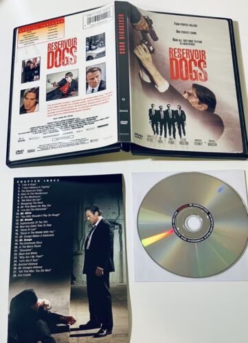 Reservoir Dogs (DVD 2002) WDS & Full Screen + Insert Drama Quentin Tarantino HF1