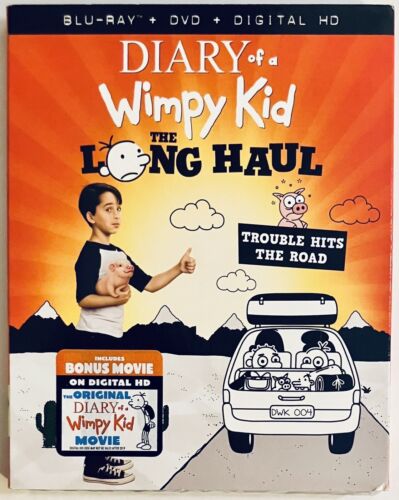 Diary of a Wimpy Kid: The Long Haul (Blu-ray/DVD 2017) 2-Discs w/ Slipcover NEW