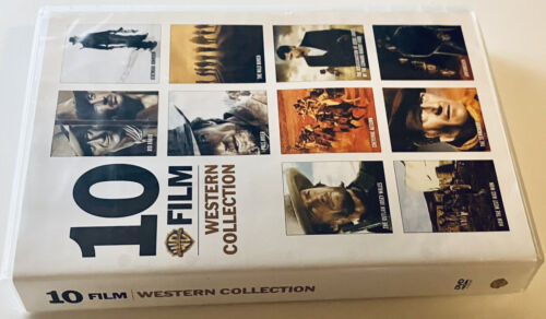 Warner Bros. 10 Film Western Collection (DVD, 2019) 8-Disc-Set *N23