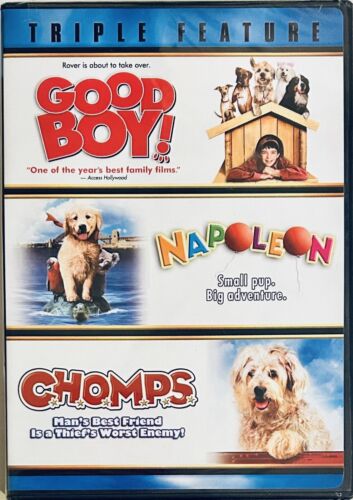 Good Boy!/Napoleon/Chomps (DVD, 2007) Triple Feature MGM WB OOP Brand NEW *CR1