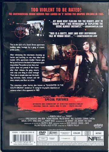 Tenement - Game of Survival (DVD 2003) w/ Insert Horror Shriek Show 1985 NR*GR1