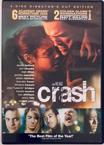 Crash (DVD, 2006) w/ Insert Director's Cut Drama Widescreen *GR3