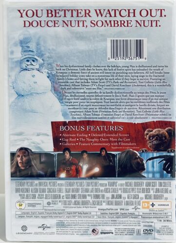 Krampus (DVD, 2015) Toni Collette, Adam Scott Christmas/Horrror White Case NEW