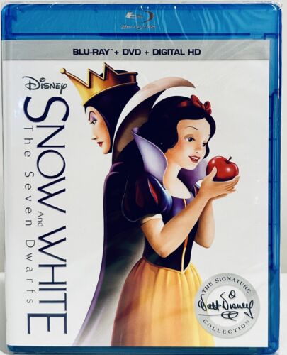 Snow White and the Seven Dwarfs (Blu-ray/DVD, 1937) 2-Disc Set Disney NEW*GR1