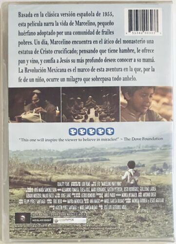 El Milagro de Marcelino Pan y Vino (DVD, 2012) Jorge Lavat Espańol/Spanish NEW