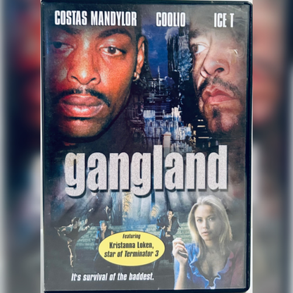 Gangland (DVD, 2004) Coolio, Ice-T, Action/Sci-fi 2001 En/Sp Rare OOP*001