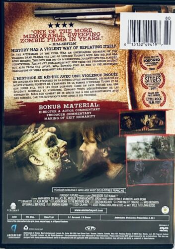 Exit Humanity A Zombie Saga (DVD 2011) Horror/Western Anchor Bay Dee Wallace*GR1