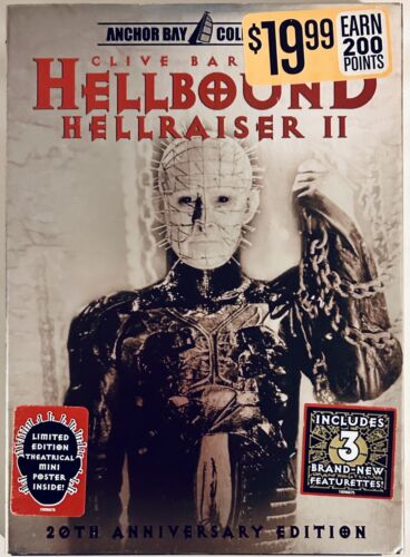 Hellbound: Hellraiser 2 (DVD 2008) w/ Slipcover/Poster Horror Anchor Bay OOP*NE1 Default Title