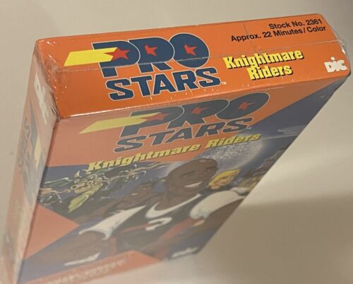 PRO STARS Knightmare Riders VHS Michael Jordan Gretzky Bo Jackson NEW SEALED