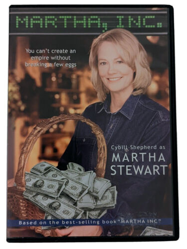 Martha, Inc. (DVD, 2004, Region 1) Cybill Shepherd LionsGate Drama Biography OOP