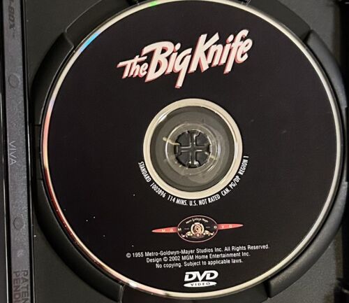 The Big Knife (DVD, 1955) Jack Palance Shelley Winters B&W MGM OOP *GR1