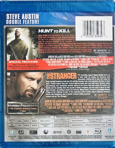 Hunt to Kill / The Stranger (Blu-ray) Steve Austin Double Feature Brand NEW*GR1